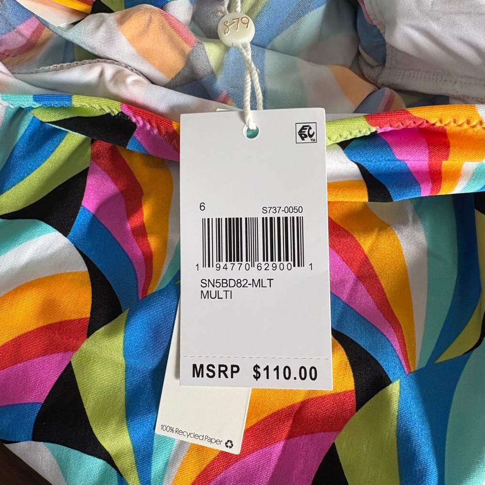 Sunshine 79 Hang Loose Bandeau Tankini Top - Picture 6 of 6